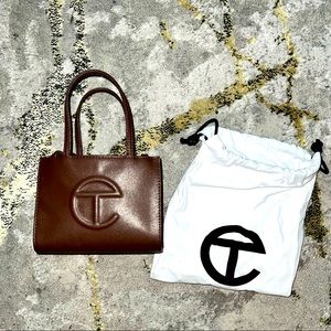 Small Chocolate Telfar Shopper bag